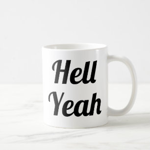 Fan Ja Slogan Mugg handskriven maskin