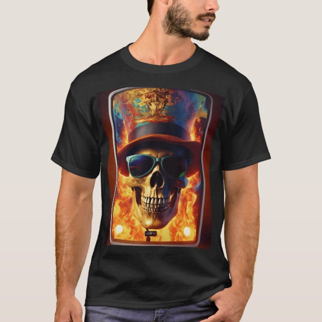 Fan Manar Skull T Shirt (Framsida)