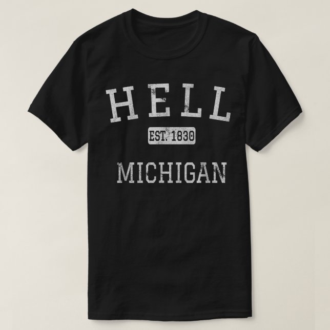 Fan Michigan MI Vintage T Shirt (Design framsida)