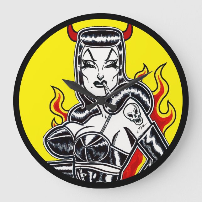 Fan på Heels Stor Klocka (Framsida)