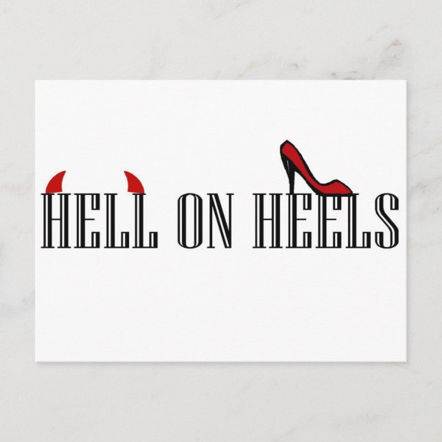 Fan på Heels Vykort (Framsida)