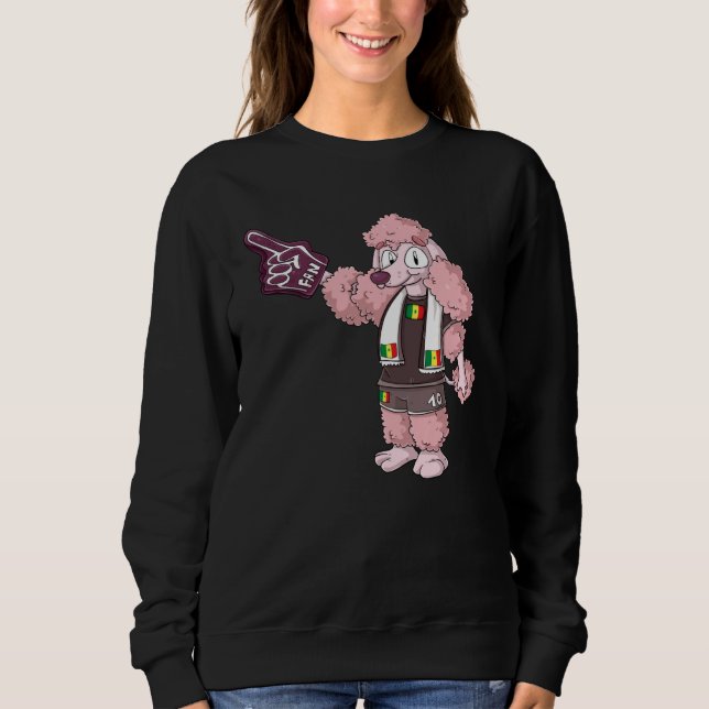 Fan Poodle Senegal T Shirt (Framsida)