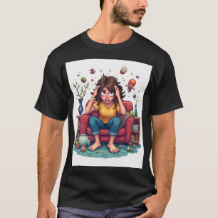 Fan ta Mamma Frustration Rolig T-shirt För Utmatta