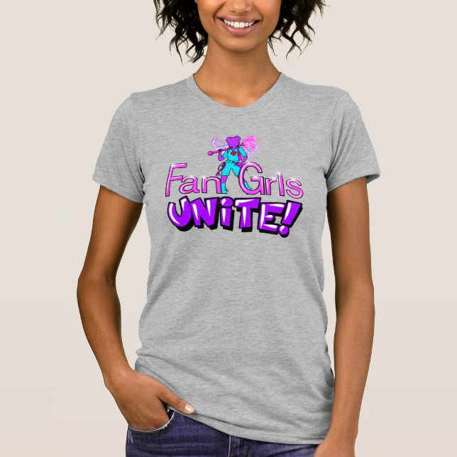 Fan tjejer förenas! Kvinnors T-shirt (Framsida)