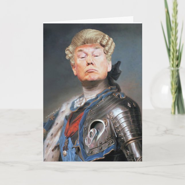 Fan Toupée Birthday Card Helgkort (Framsida)