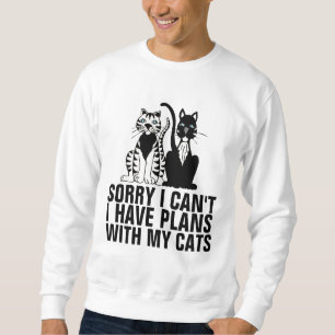 FANA CAT TEES, JAG KAN INTE HA PLANER LÅNG ÄRMAD TRÖJA