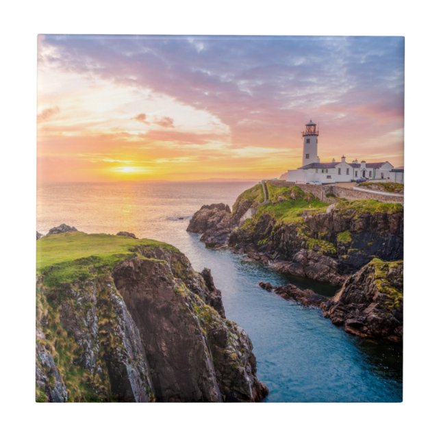 Fanad Head fyr Co. | Donegal Irland Kakelplatta (Framsidan)