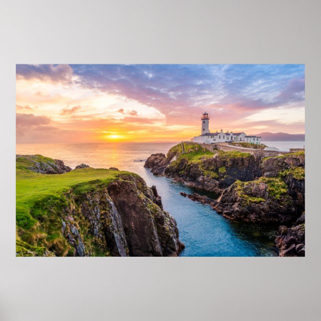 Fanad Head Lighthouse Co. | Donegal Ireland Poster (Framsidan)