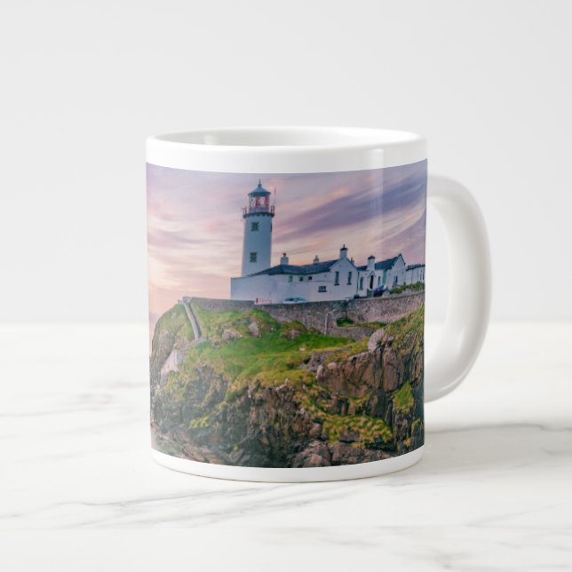Fanad Head Lighthouse | Donegal, Irland Jumbo Mugg (Framsida höger)