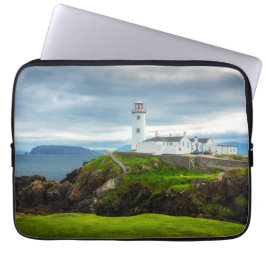 Fanad Head Lighthouse Ireland Landscape Photo Art Laptop Fodral