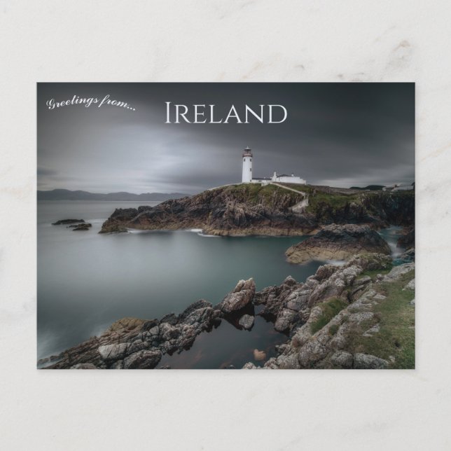 Fanad Head Lighthouse Letterkenny Ireland Vykort (Framsida)
