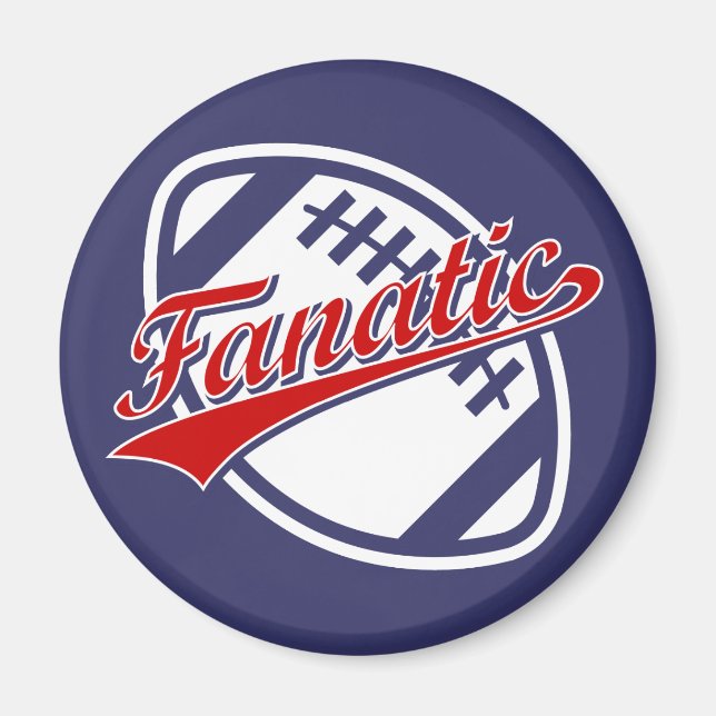 Fanatic fotboll magnet (Framsidan)