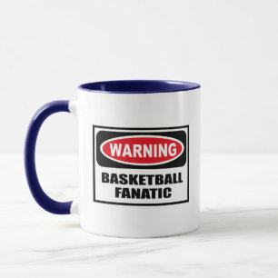 FANATISK mugg för varningsBASKET