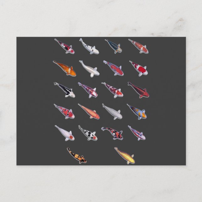 Fanatisk om Koi Vykort (Framsida)