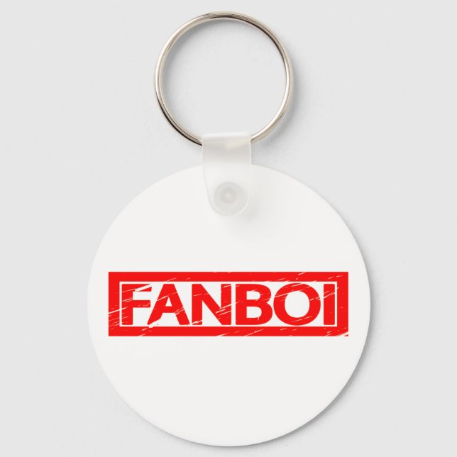 Fanboi Frimärke Nyckelring (Framsida)