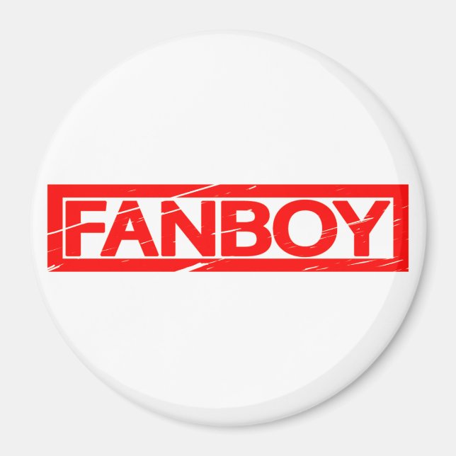Fanboy Frimärke Magnet (Framsidan)