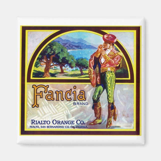 Fancia Oranges Magnet (Framsidan)