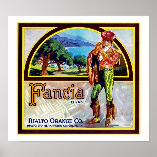 Fancia Oranges Poster (Framsidan)