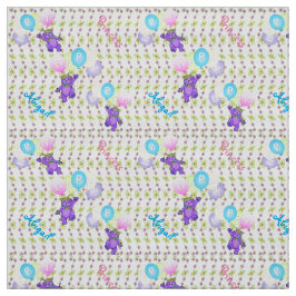 Fanciful Lycklig Balloon Bears Tyg