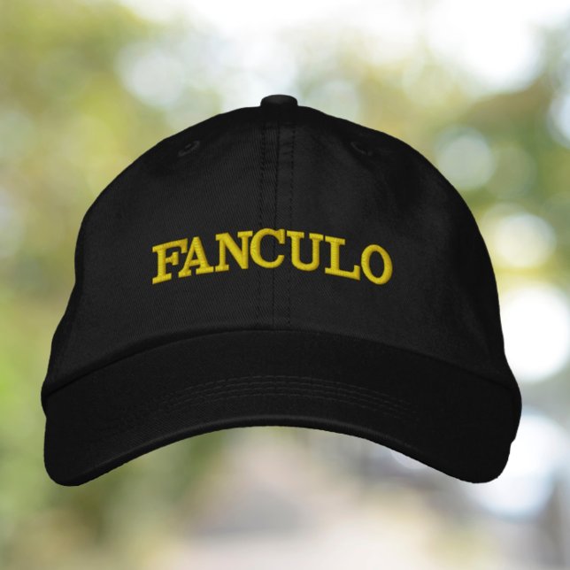 Fanculo Embroized Cap Broderad Keps (Fanculo Funny Italian Embroidered Hat Baseball Cap)