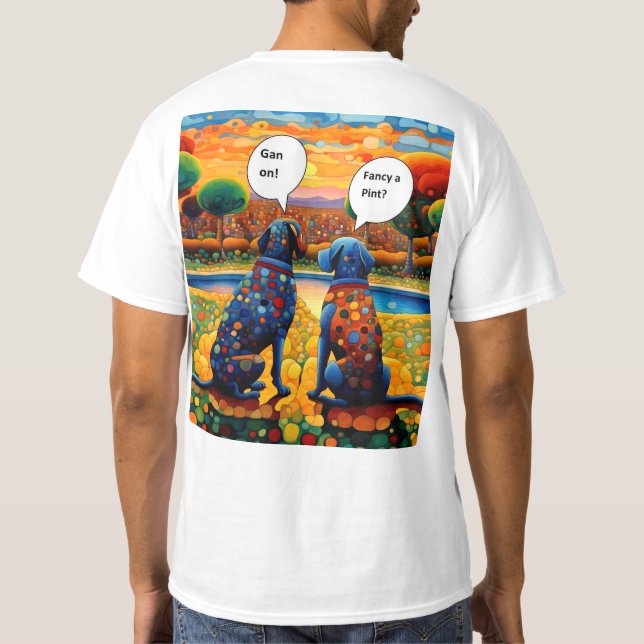 Fancy a pint t shirt (Baksida)