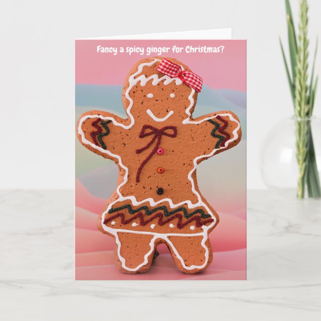 Fancy a spicy ginger for Christmas? Kort (Framsida)