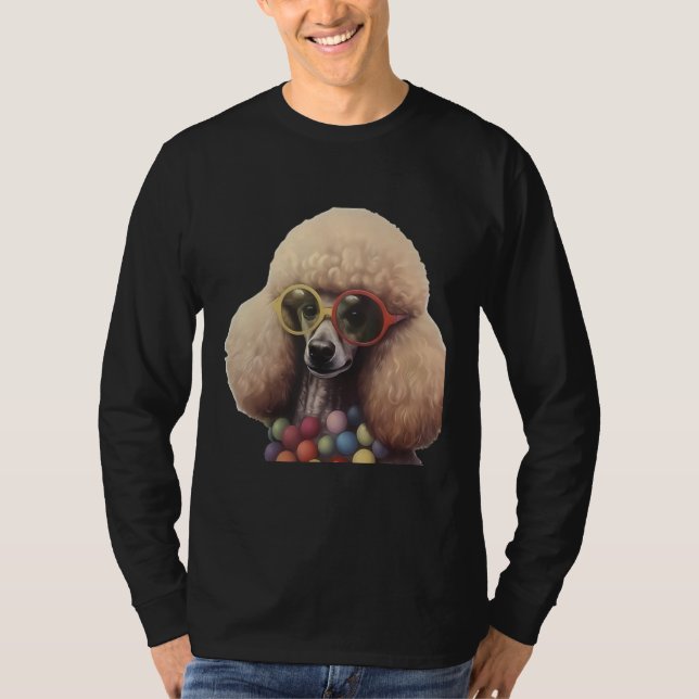Fancy and Fabulous Poodle T Shirt (Framsida)