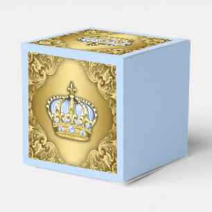 Fancy Blue och Gold Prince Presentaskar