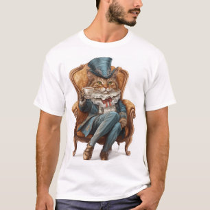 Fancy Cat Society Victorisk Royal Kitty T Shirt