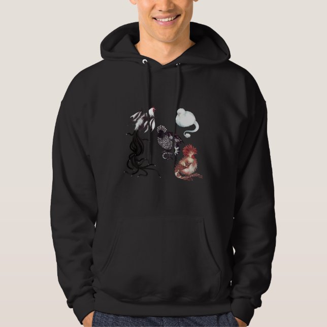 fancy chicken cockatrices   hoodie (Framsida)