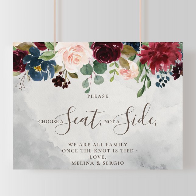 Fancy Classic Välj en plats, inte en sida Bröllop  Poster (Skapare uppladdad)