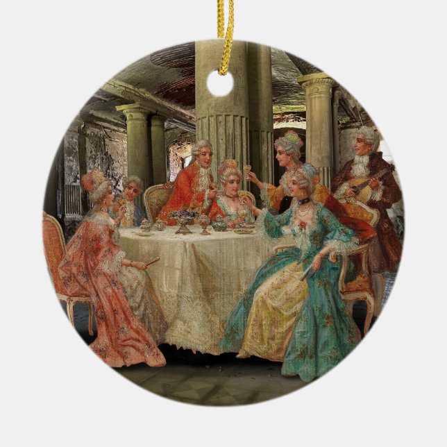 Fancy Feast Julgransprydnad Keramik (Framsidan)