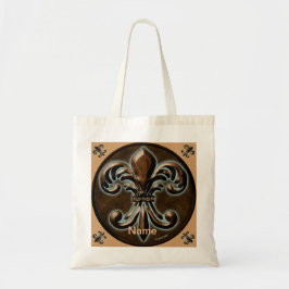 Fancy Fleur De Lis-handväskor Tygkasse