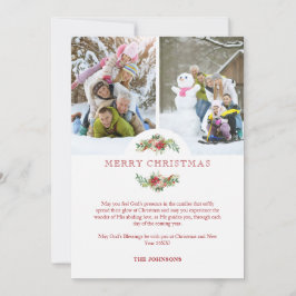 Fancy Floral Poinsettias Garland Christmas Photos