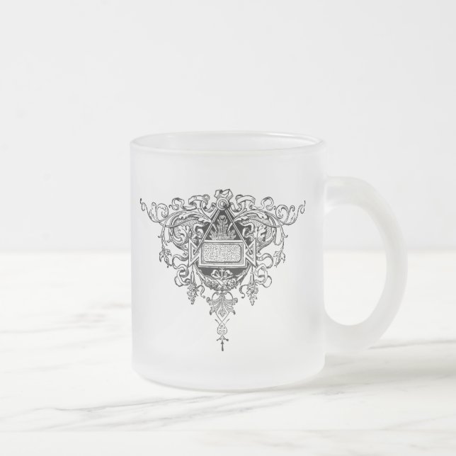 Fancy Flourish Frostad Glas Mugg (Höger)