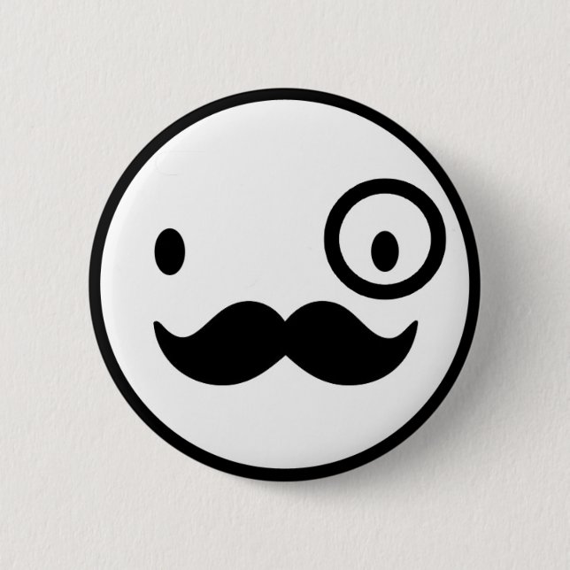 fancy mustchace face knapp (Framsida)
