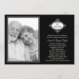 Fancy Seal-årsdags fotoförrätt Inbjudningar