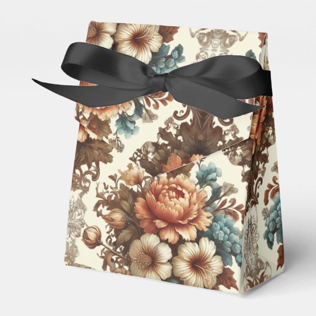Fancy smörkräm Blommig Båge  Presentaskar (Framsidan Sidan)