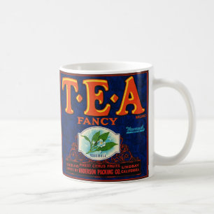 Fancy Tea Etikett Mugg