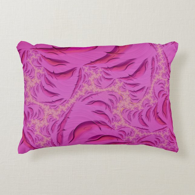 ~ FANDANGO Fraktal designmönster ~ Original ~ Prydnadskudde (Framsidan)