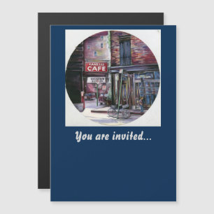 Fanelli Charm, New York City Magnetisk Inbjudningskort