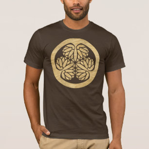 Fanér för trä för Tokugawa Aoi Måndag japansk Tee Shirt