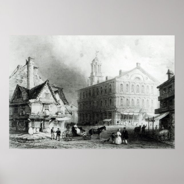 Faneuiel Hall, Boston Poster (Framsidan)