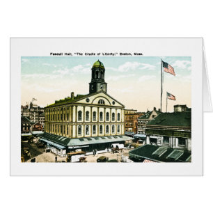 Faneuil Hall, Boston, Massachusetts Hälsningskort
