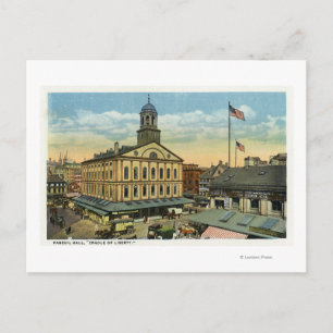 Faneuil Hall View, Liberty Cradle Vykort