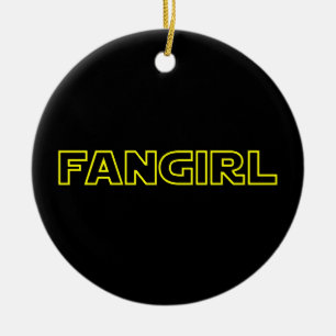 FANFLICKA JULGRANSPRYDNAD KERAMIK