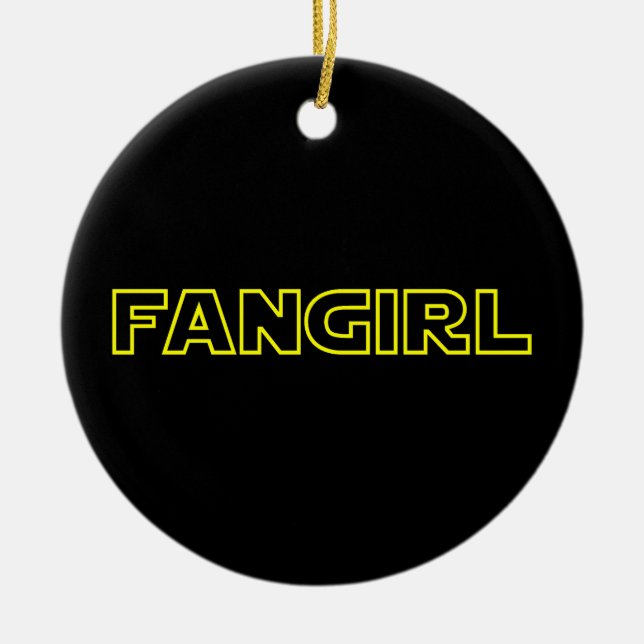 FANFLICKA JULGRANSPRYDNAD KERAMIK (Framsidan)