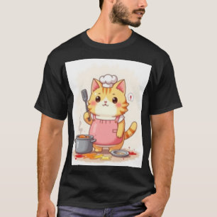 Fanförbannat Mamma Kökkollaps Rolig Katt Uttröttad T Shirt
