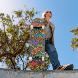 Fånga Abstrakt Art Skateboard