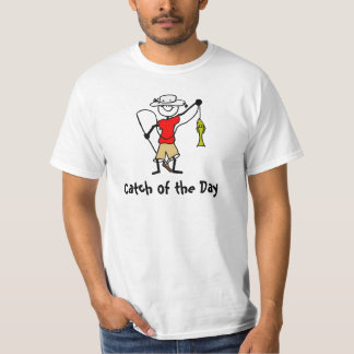 Fånga av dagen - fiske tee shirt